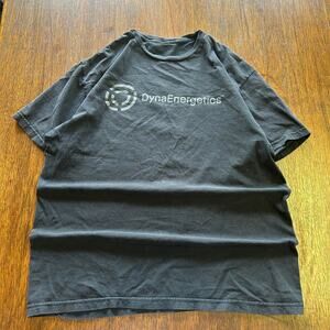 Dynaenergetics faded black workwear t shirt